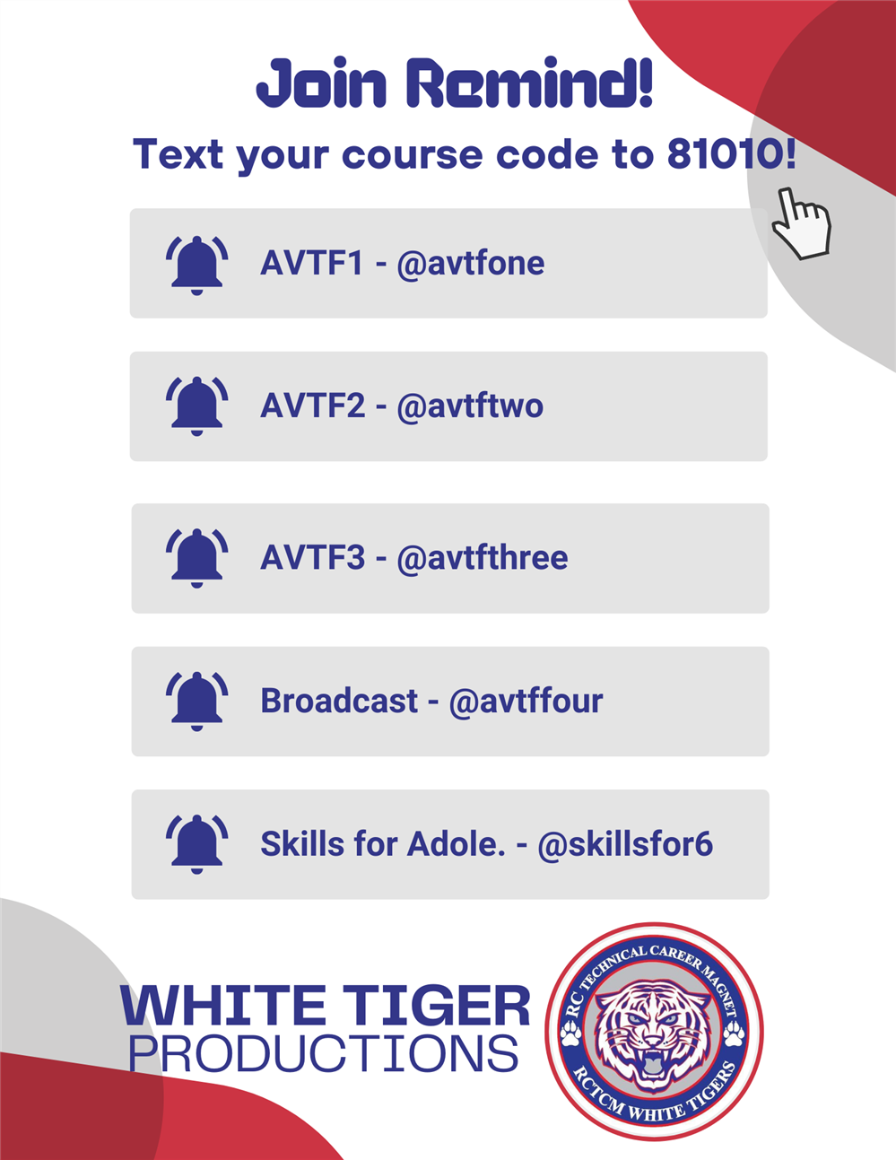 remind codes